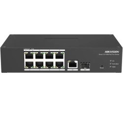 Switch Hikvision Gigabit DS-3T1310P-SI/HS, 10 porturi, PoE
