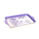 Tava metalica cu decor lavanda, 210x140x15 mm