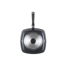 Tigaie grill cu capac Cooking by Heinner, aluminium, 28 x 4.5 cm - Img 4