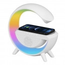 Boxa Multifunctionala 3 in 1, Lampa LED RGB Smart, Boxa Bluetooth, Incarcator Telefon Wireless, Lumina RGB