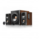 Boxe Edifier 2.1 155W S360DB, bluetooth, telecomanda, Carcasa lemn