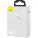 Cablu alimentare si date Baseus Superior, Fast Charge, 66W, USB la Type-C, 2m, Alb - Img 6