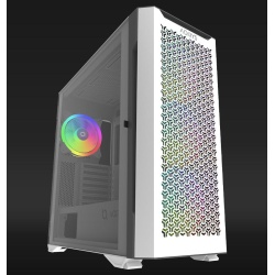 Carcasa AQIRYS Aquilla, RGB, Mid Tower, White