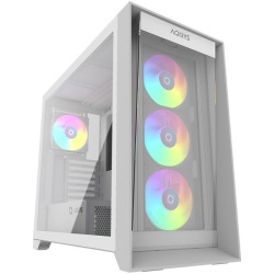 Carcasa AQIRYS XO-1, ARGB, Mid Tower, White
