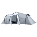 Cort de camping pentru 4-5 persoane, 2 camere, 590 x 245 x 193 cm - Img 2