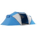 Cort de Camping pentru 6 Persoane Impermeabil Stâlpi din Fibră de Sticlă 460 × 230 × 195cm - Img 10
