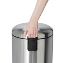 Cos de gunoi cu pedala, Inox cromat 30 litri - Img 2
