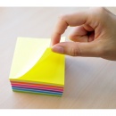 Cub notes autoadeziv 76 x 76 mm, 400 file, Stickn - 4 culori pastel - Img 2