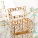 Cutie decorativa, din metal si sticla - Img 3