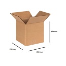 Cutie din carton pentru colete, 250x250x250 mm, kraft