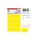Etichete adezive color, 34 x 52 mm, 40 buc/set, Tanex - fluorescent - Img 3