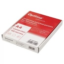 Folie protectie documente A4, Optima premium, 100 folii/cutie