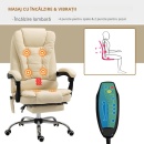 Fotoliu Masaj cu 6 puncte de vibratie, inaltime reglabia, piele sintetica - Img 2