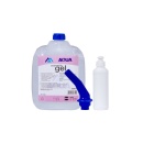 Gel ultrasunete IPL Aqua 5 litri, cu pereti elastici + flacon gol 260ml