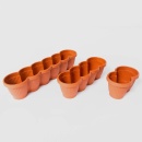 Jardiniera Bella cu 2 locasuri, 25 X 15 X 15cm Sterk - Img 3