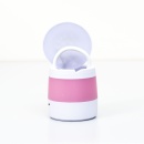 Lampa LED de birou pentru copii, 4 tipuri de lumina, model lumina floare, roz - Img 2