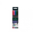 Liner 0,4 mm, grip Faber-Castell - 5 culori neon/set - Img 3