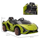 Masina electrica Lamborghini Sian pentru copii 3-5 ani, telecomanda, 12V - Img 2