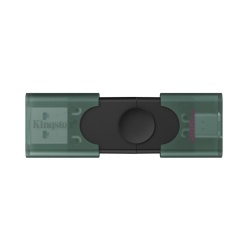 Memorie USB Kingston DataTraveler DuoG2 256GB, USB Type-A / USB Type-C, Negru