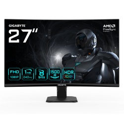 Monitor Gaming GIGABYTE GS27FC2, 27", 1920 x 1080 pixeli, Black, 2 ani Garantie