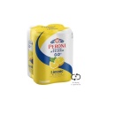 Peroni Nastro Azzurro Bere fara alcool si suc de lamaie 4 x 500 ml, bax