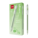 Pix cu gel si mecanism 0.5 mm Deli delight - Verde deschis - Img 2
