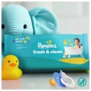 Servetele umede bebelusi 80 buc Fresh Clean Pampers - Img 4