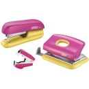 Set capsator plastic Rapid F5, 10 coli, perforator plastic FC 10 si decapsator, Albastru/Verde, blister - Img 2