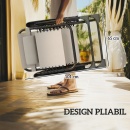 Set de 2 sezlonguri de grădină și măsuță cu suport pahare - Img 3