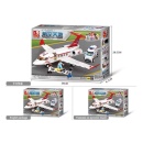 Set de constructie Sluban, Avion/Ambulanta, 335 piese, 38x28.5x6.7cm - Img 3