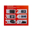 Soba mobila pe gaz GPL si electrica, aprindere piezo-electrica, demontabila, bonus kit de alimentare - Img 4