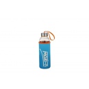 Sticla termoizolanta 520 ml, husa albastru/portocaliu - Img 2