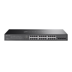 Switch TP-Link Omada 28-Port Gigabit Smart Switch with 16-Port PoE+, 24 porturi