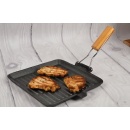 Tigaie grill din fonta, cu maner detasabil, 24 x 24 cm - Img 2