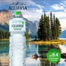 Apă de izvor natural alcalină pH 9,4 Aquavia plata, 1L - Img 2