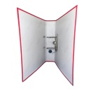 Biblioraft A4, plastifiat PP/paper, margine metalica, 75 mm, Optima Classic - Roz - Img 3