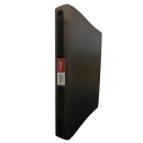 Caiet mecanic 4 inele - D25mm, coperti flexibile PP, Optima Flex - albastru transparent - Img 5