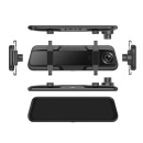 Camera auto cu afisaj full touch screen 9.6 inci, dubla, tip oglinda, functie de monitorizare parcare, night-vision, suport card, camera marsarier, senzor parcare - Img 5