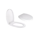 Capac WC alb cu amortizor SAVA RONA, dimensiune universala, sezut comfortabil, Duroplast, antibacterian