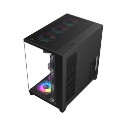 Carcasa 1STPLAYER Gaming MV8 Cube Tower NEGRU - Img 5