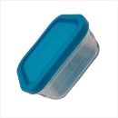 Caserola alimente, dreptughiulara din sticla si capac, Andia, 600 ml - Img 3