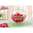 Cos fructe Vanora, metalic, cu stand, 30 x 29 cm - Img 2