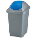 Cos gunoi cu capac batant 30 litri, colectare selectiva - Img 2