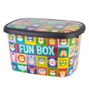 Cutie depozitare 25 litri cu capac, 45 x 25 x 28 cm