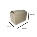 Cutie din carton pentru colete, 800 x 300 x 400 mm, kraft