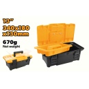 Cutie din plastic pentru unelte 340x180x130 mm Tolsen - Img 4
