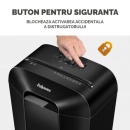 Distrugator documente 8 coli Fellowes LX45 cross-cut - Img 4