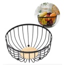Fructiera metal negru 25 x 15cm - Img 2