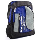 Ghiozdan Scolar 5-8, de 43cm cu 3 fermoare, albastru EvoSport