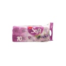 Hartie igienica parfumata Sano Soft, 3 str, 10 role/set